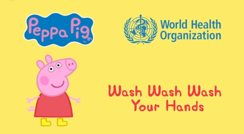 who wash your hands with peppa pig